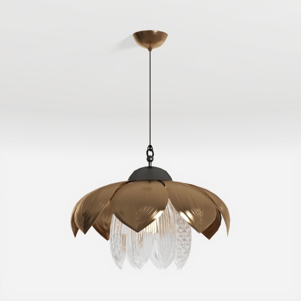 Matte Black Semi Flush Mount Ceiling Fixture 11&quot;