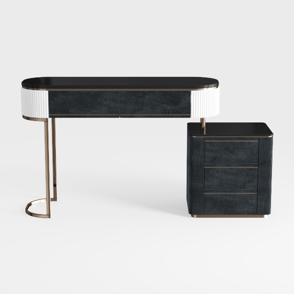 NTC Stream Desk, Modern Wooden Writing Desk with H