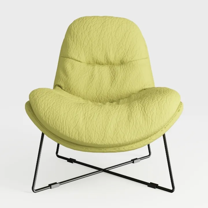 Hexagon Foldable Living Room Chair, Saucer Chair f