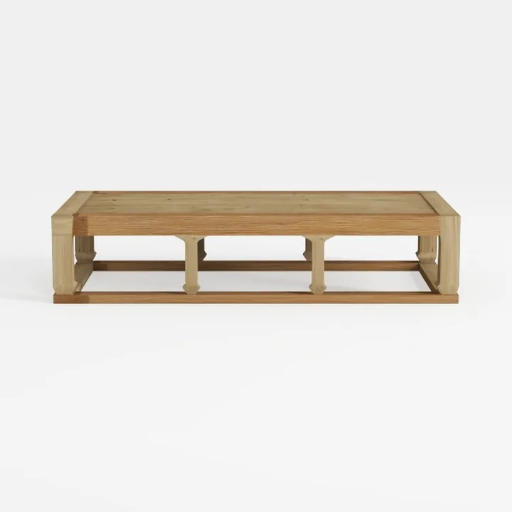 CraftThink Modern Wood Writing Desk, H-Shape Offic