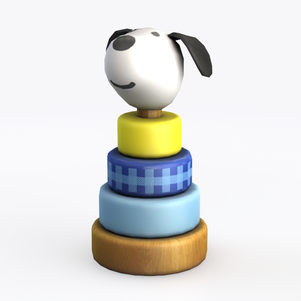 Small wawa the dog stacking game