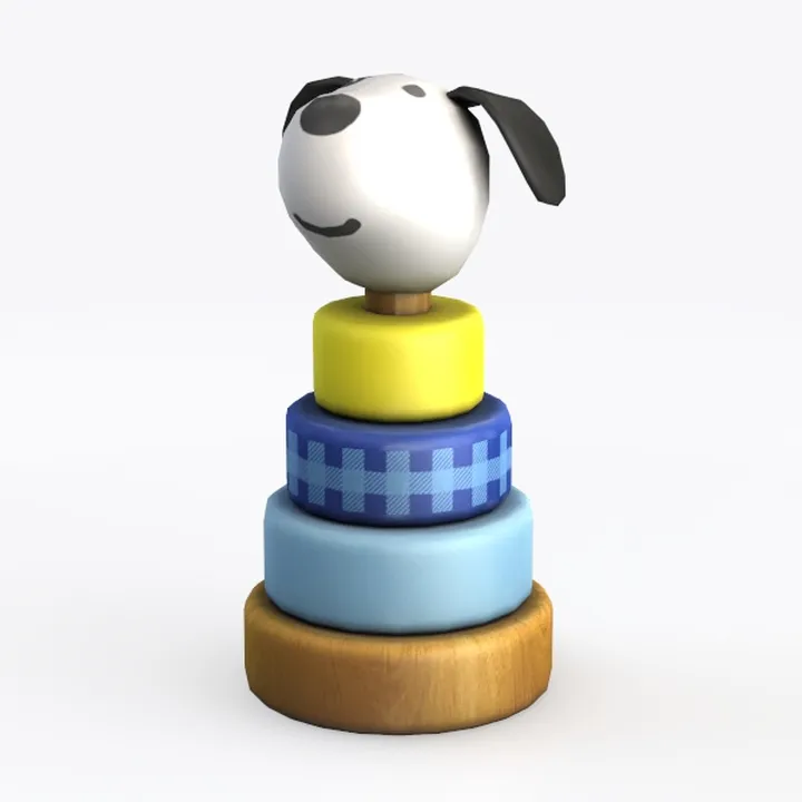 Small wawa the dog stacking game