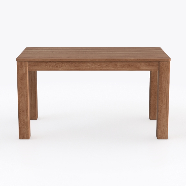 Benjara 63 Inch Home Office Desk, Acacia Wood Top,