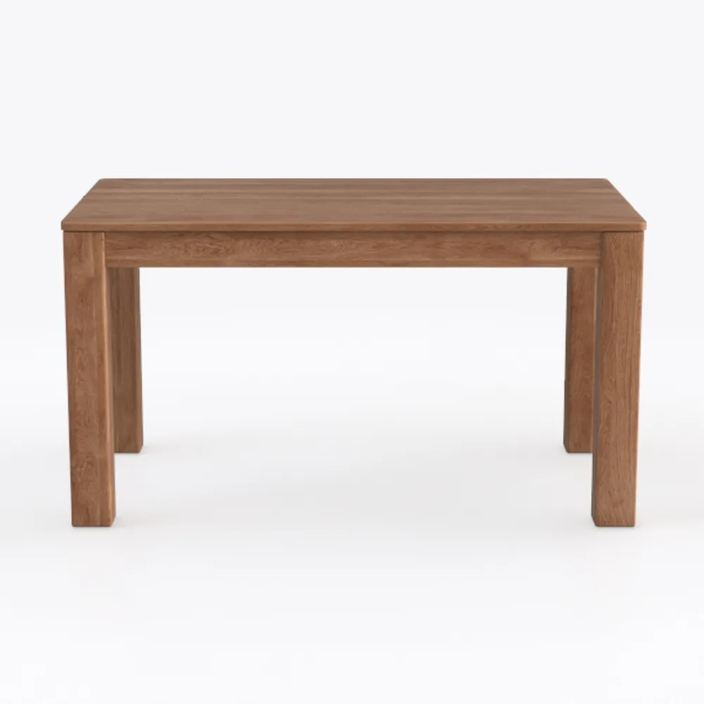 Benjara 63 Inch Home Office Desk, Acacia Wood Top,