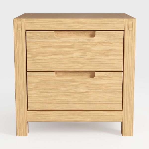 Home Nightstand Solid Wood Bedside Table Nordic