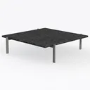 PK61 coffee table granite Left 45 Degree View
