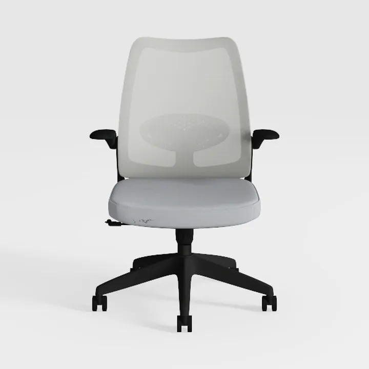 Minimalist Mesh Fabric Office Chair Ergonomic 3D Model