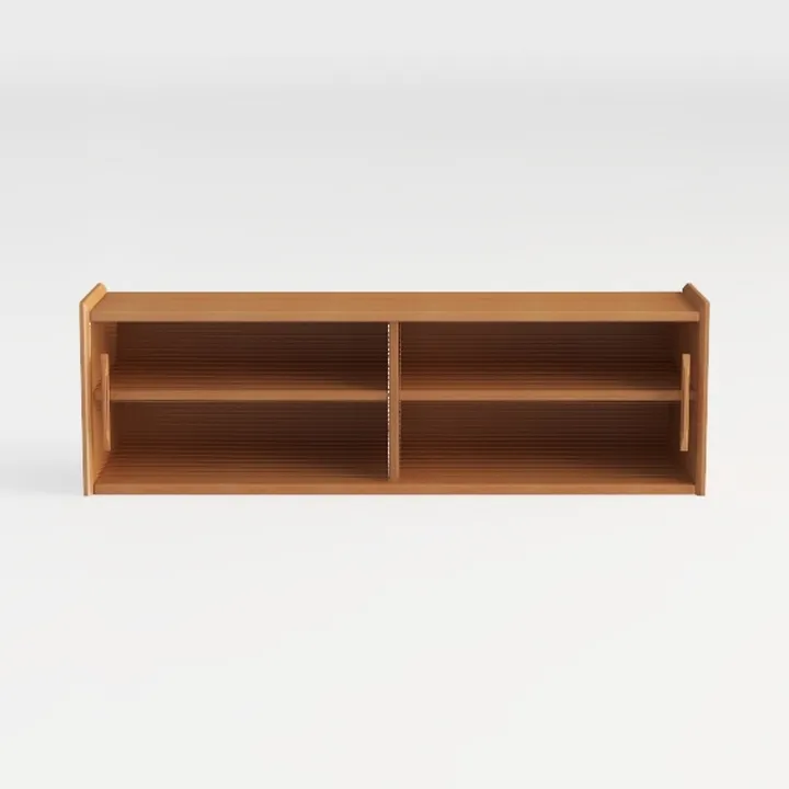 ASHOMELI 69" TV Stand,Mid Century Modern Media 