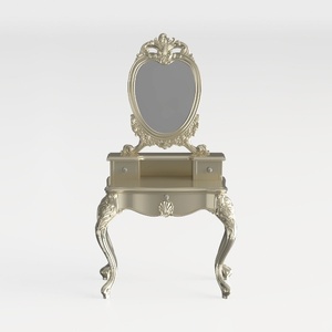 Alys White and Light Brown French Vanity