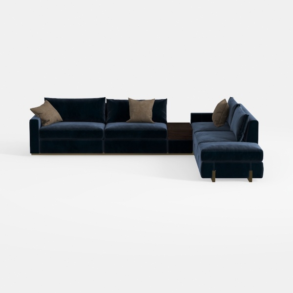 Sunset Trading Pixie 6 Piece Sofa Sectional