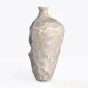 Rustic Ceramic Vase for Home Decor – 6.7" Small Left 45 Degree View