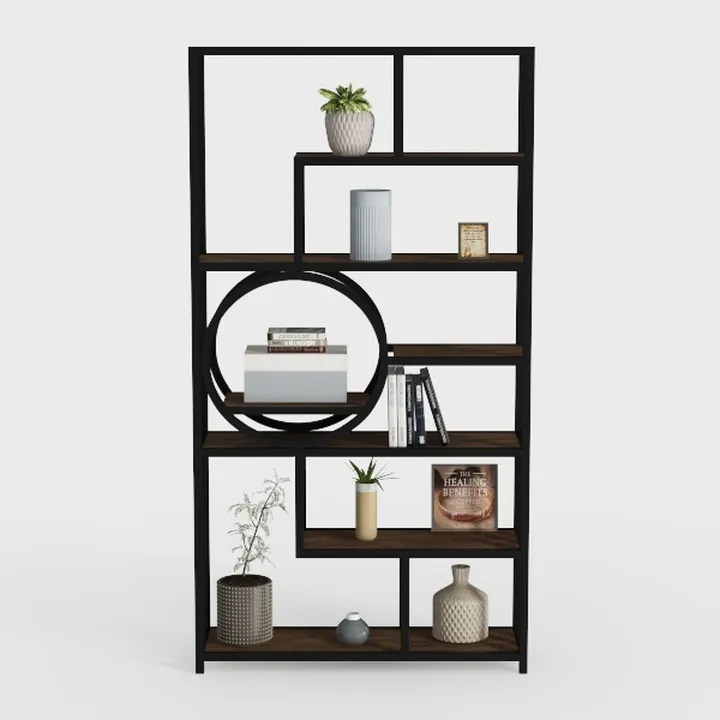 Tribesigns Bookshelf Industrial 5 Tier Etagere