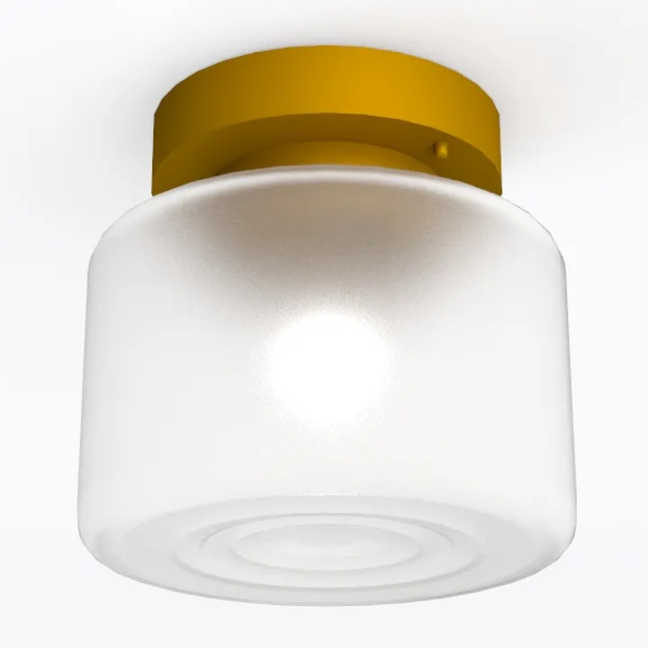 Modern Farmhouse Semi Flush Mount Ceiling Light
