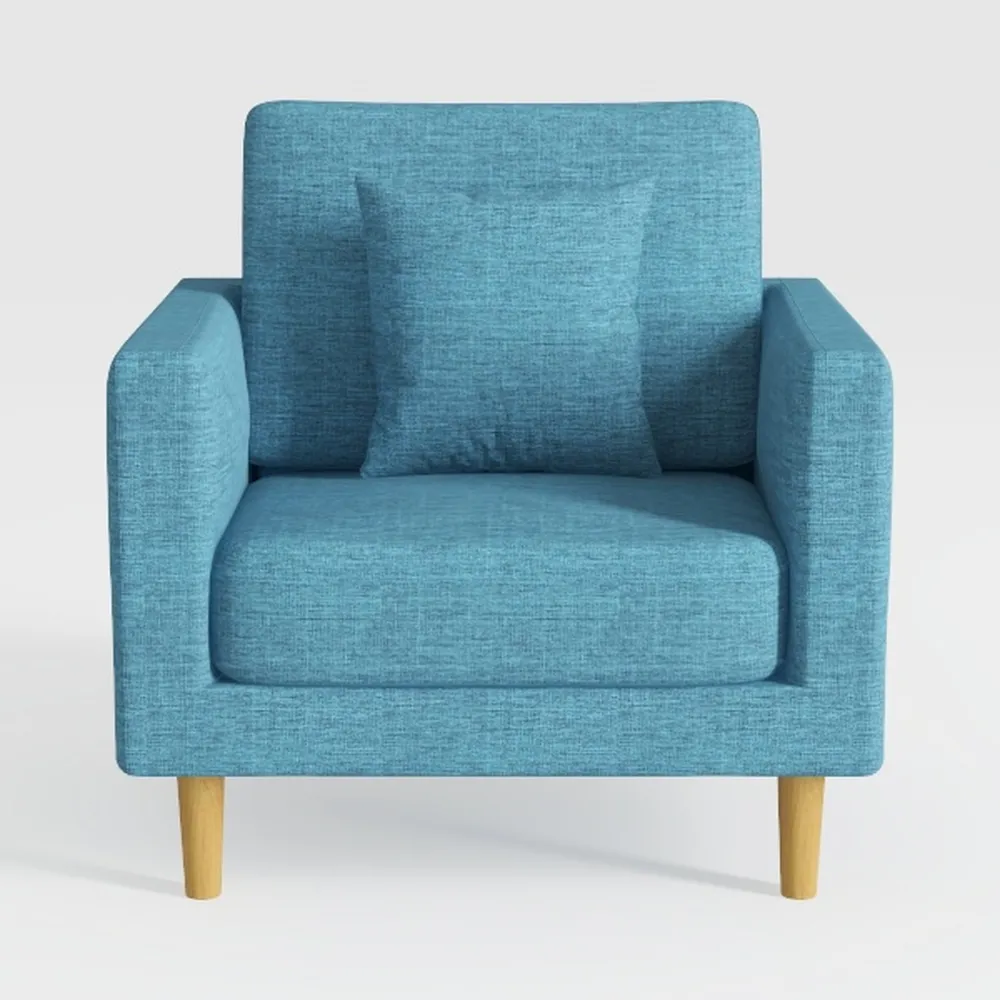 Accent Chair, Modern Velvet Armchair with Upholste