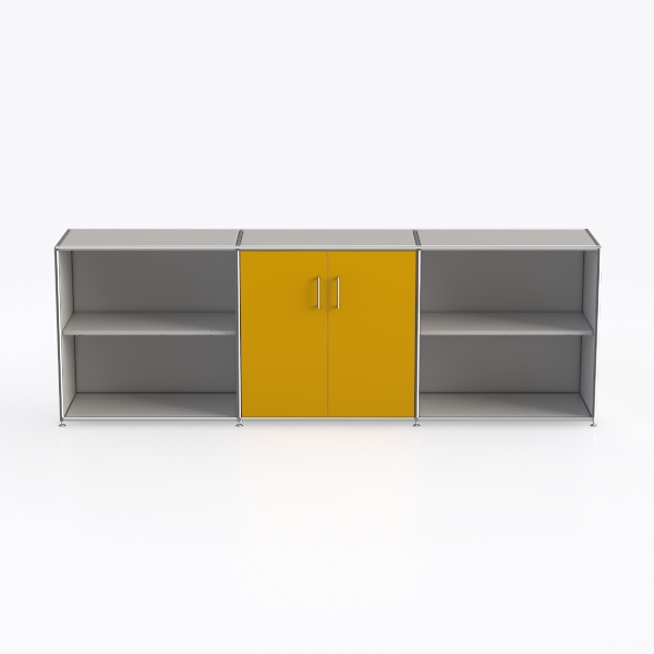 Davea_Bosse storage shelf combi 2OH 240cm yellow