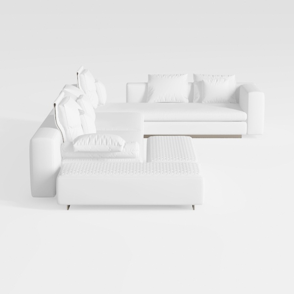 Reversible Sleeper Sectional Sofa Bed with Pull