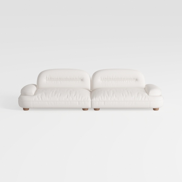 Morden Fort 2 Piece Cloud Couch Set, Modern