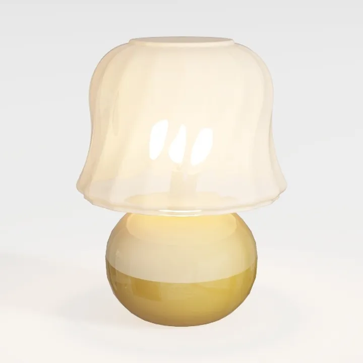 Brown Antique Ceramics Table Lamp 15.5IN Small