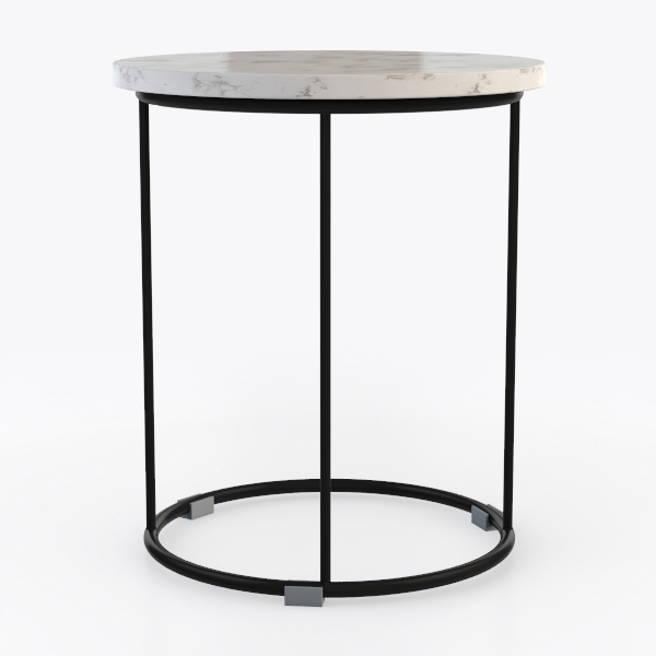Versanora Marmo Round Circle Shape Coffee Side End