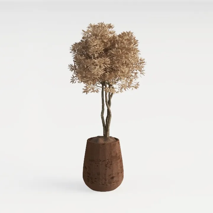 LUKA Ceramic Rustic Farmhouse Vase, 9.2 inch