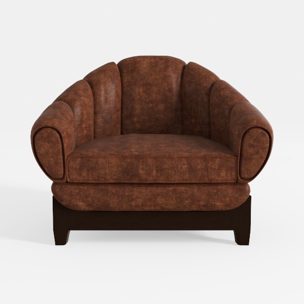 SIMPLIHOME Austin Tub Chair - 30 inch Wide Upholst