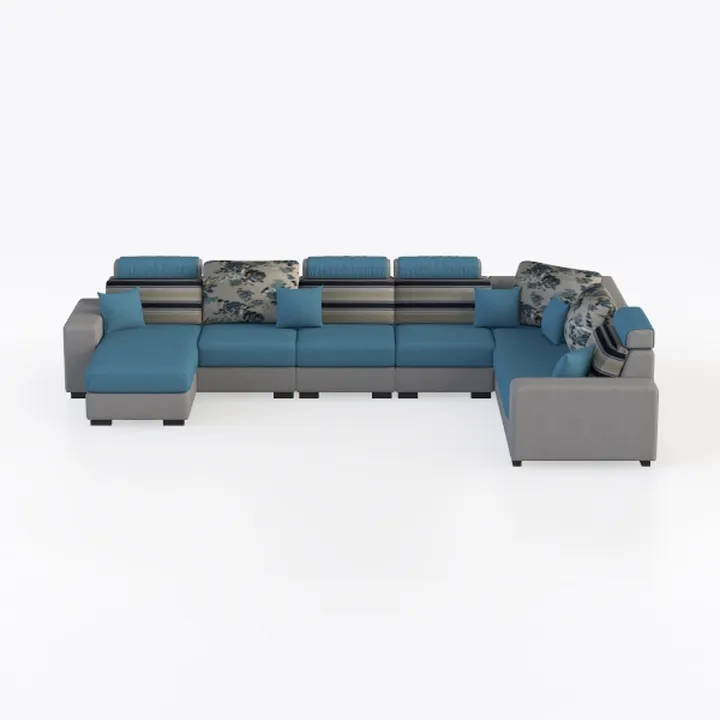 GoDoco Oversized L-Shaped Sectional Sofa with Chai