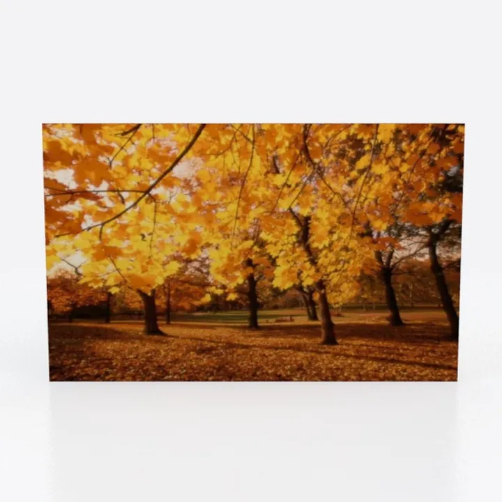 Tree Painting Wall Art Bedroom Yellow Wall