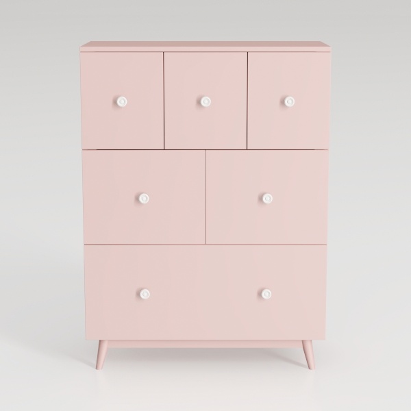 WLIVE 8 Drawer Dresser for Bedroom, Wide Fabric