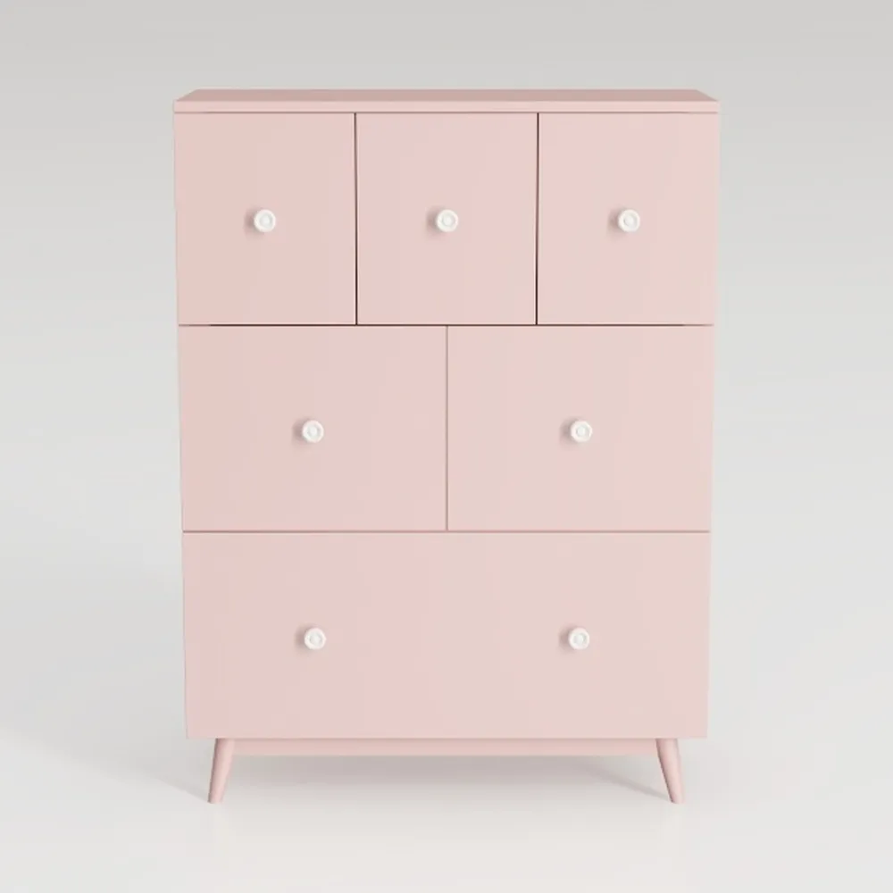 WLIVE 8 Drawer Dresser for Bedroom, Wide Fabric