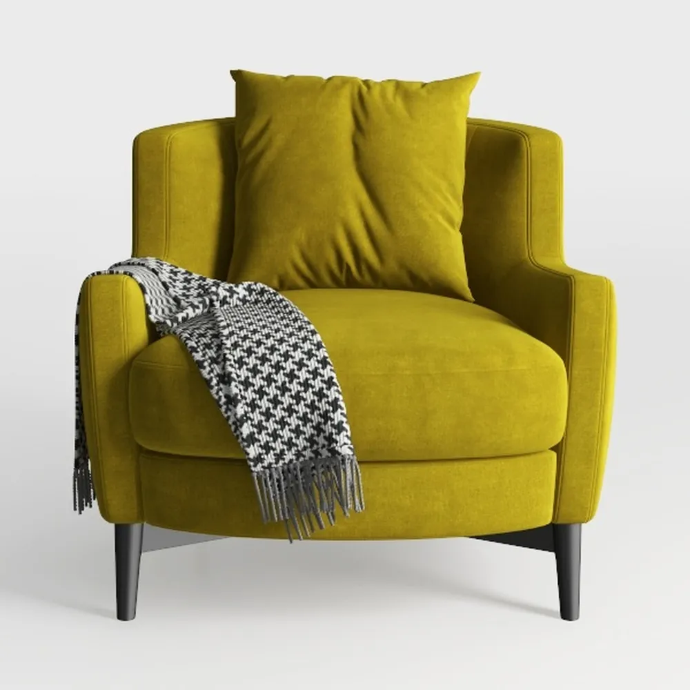 Swivel Barrel Chair 360 Degree Single Sofa Chair w