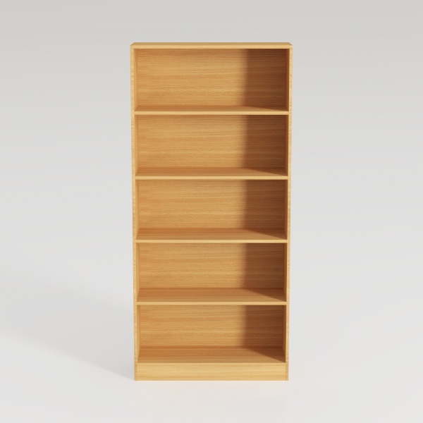 Vertical Bookshelf, 6-Tier Small Narrow Corner