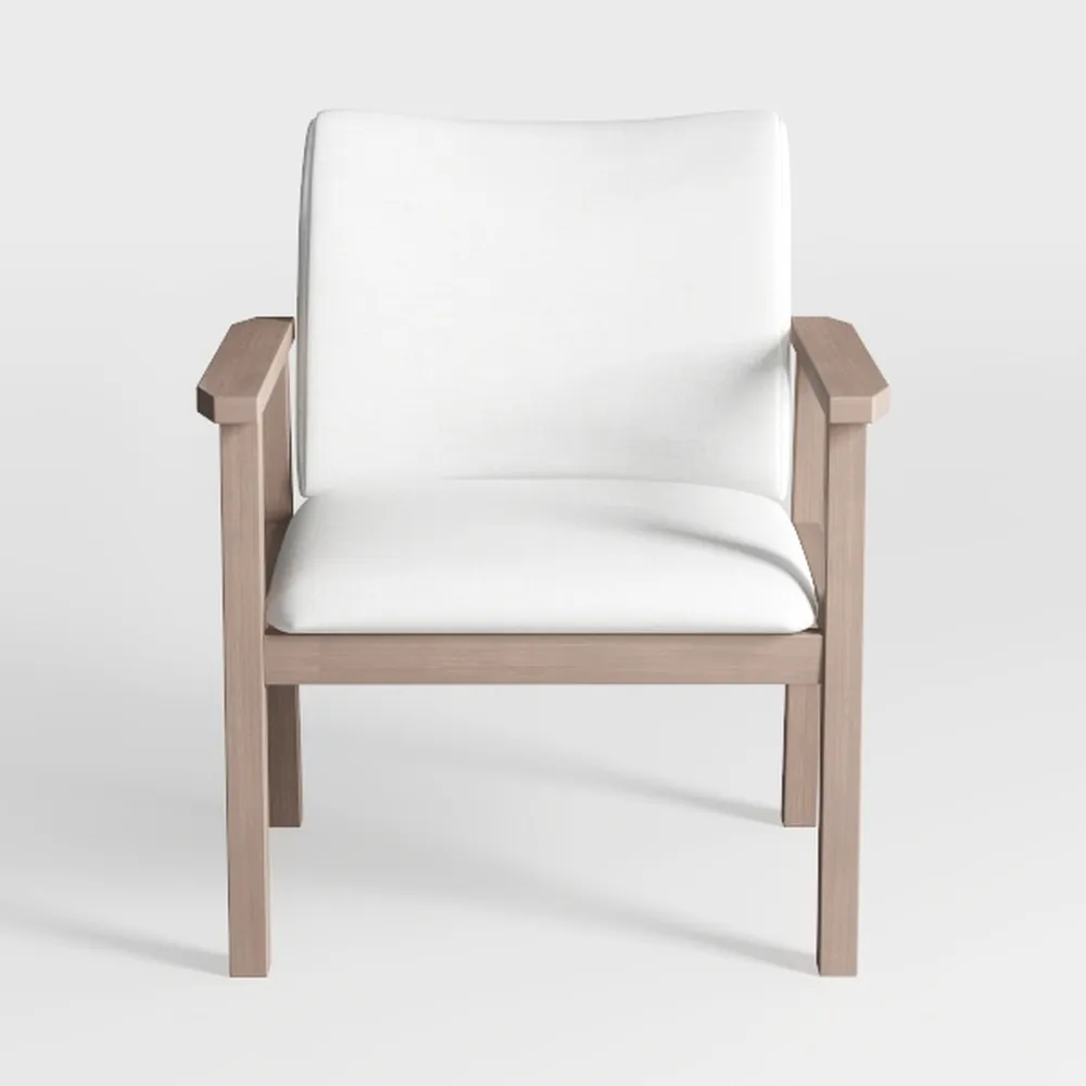 Yaheetech Boucle Fabric Mid Century Accent Chair