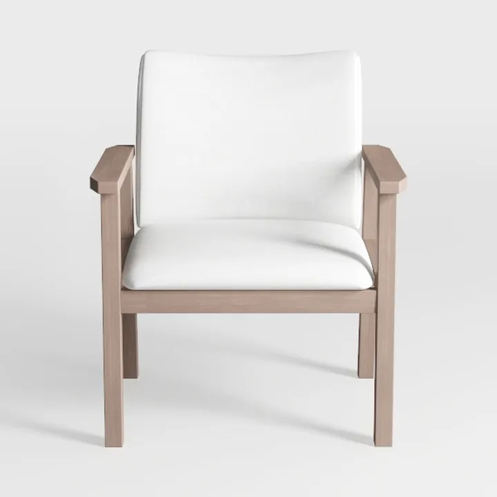 Yaheetech Boucle Fabric Mid Century Accent Chair