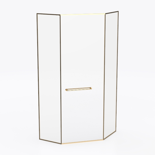 Deluxe Framed Tub Shower Door,Semi-Frameless