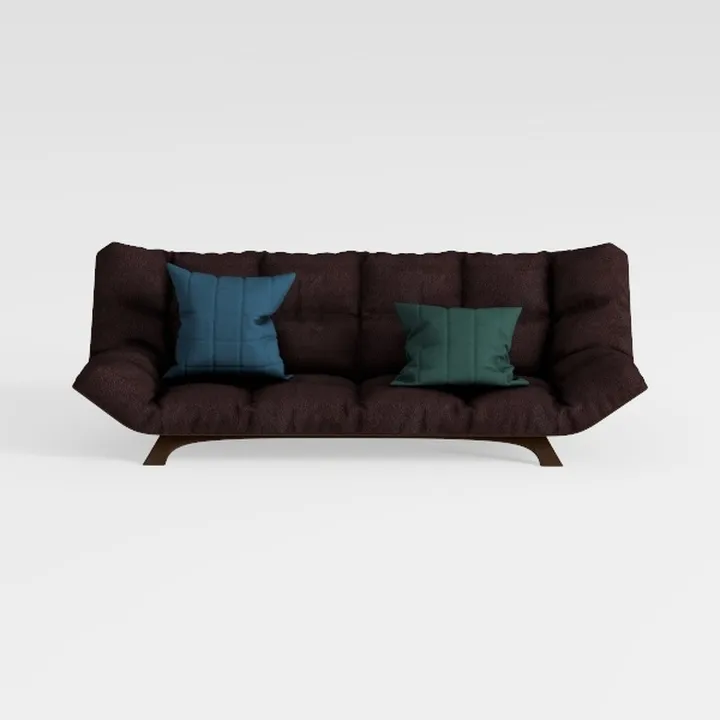 ERYE 3 Seats Teddy Fleece Boucle Freestanding Sofa