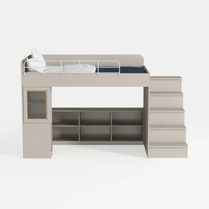 Bellemave Twin Size Low loft Bed for Kids,Wood Lof