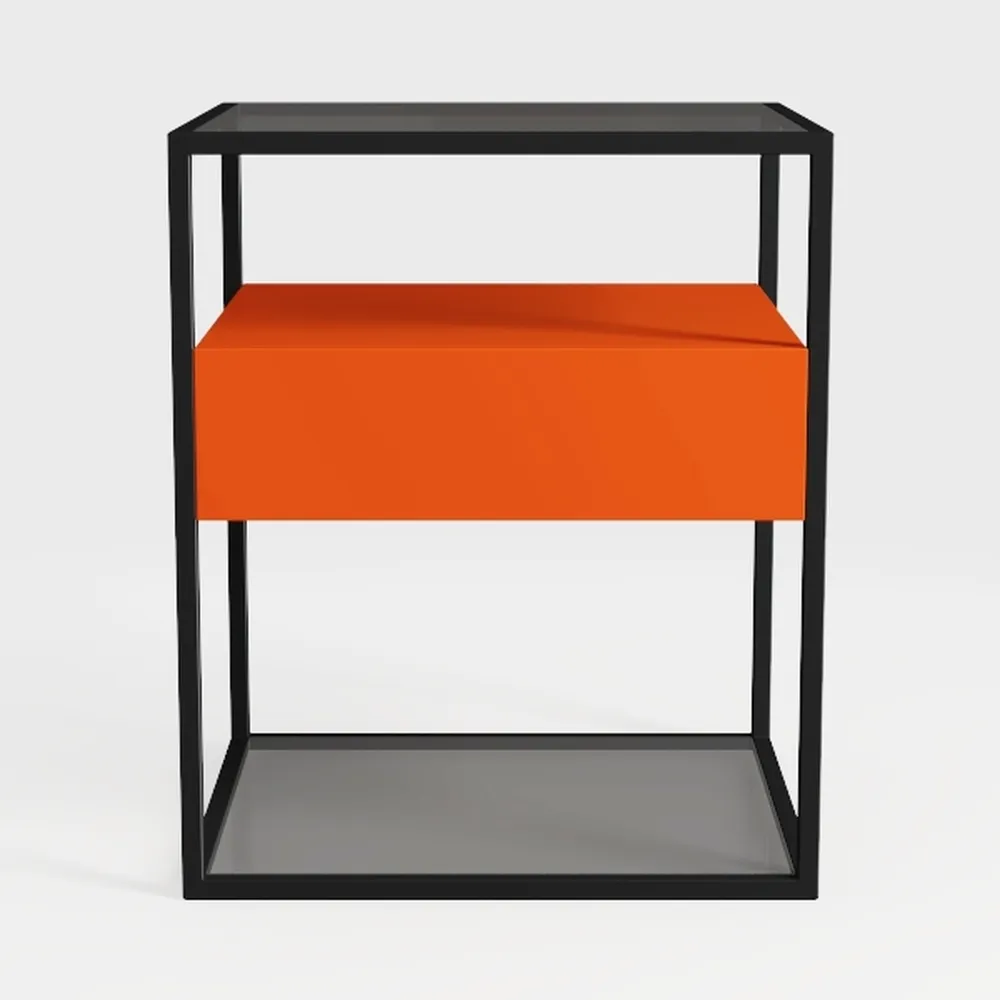 Bed Cabinet 15.7"x11.8"x19.7" Solid Acacia Wood