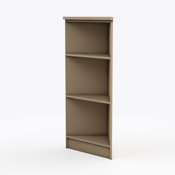 Shelves Oak Medium Narrow Right Angled Corner