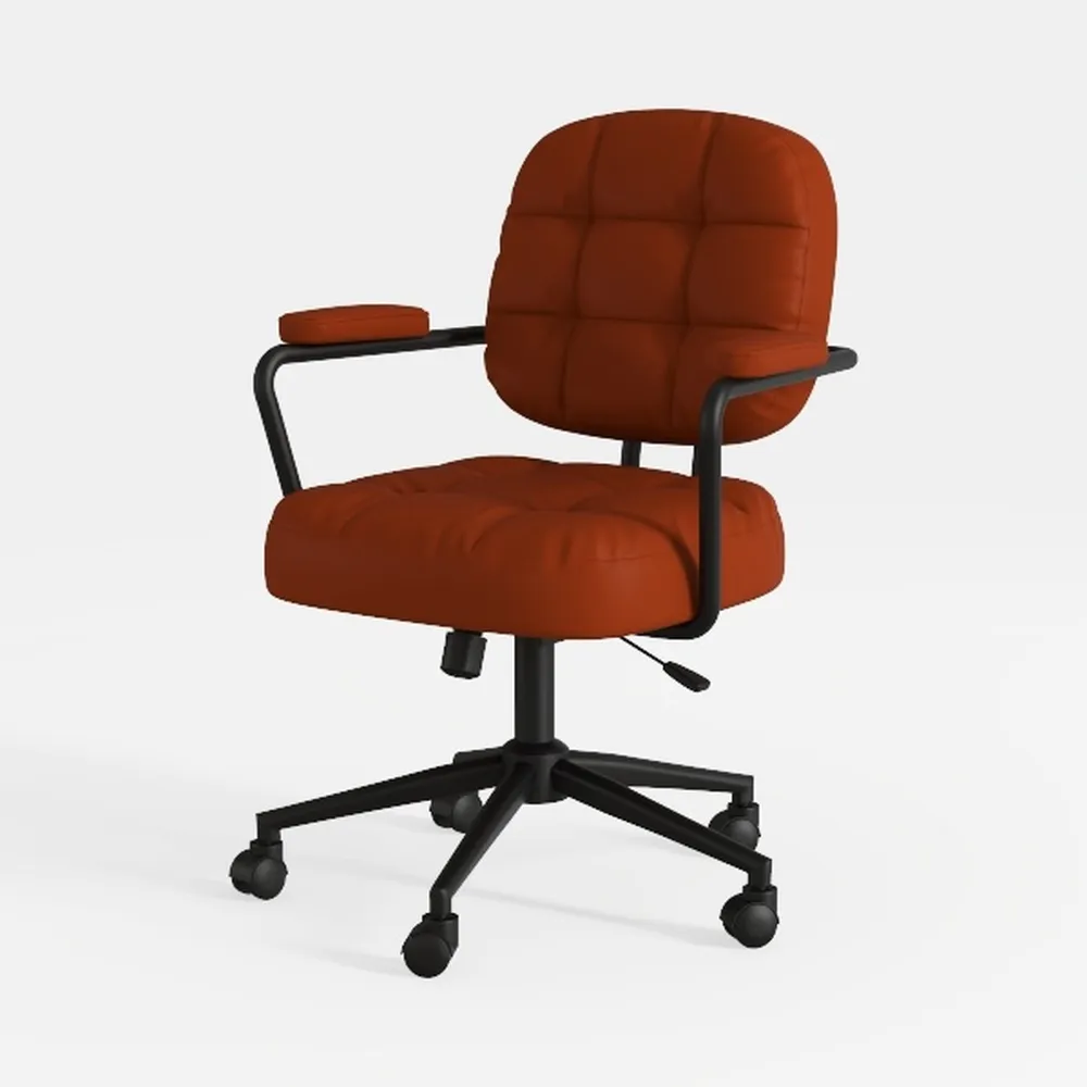 Leather Executive Office Chair, Ergonomic Home Off