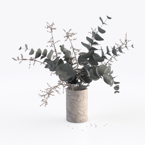 4 Pcs Artificial Cherry Blossom Flower Branches, B