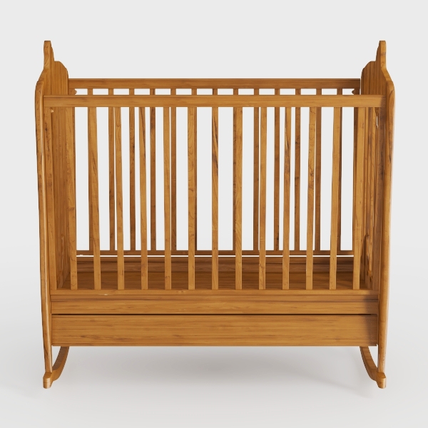 Piper 4-in-1 Natural Convertible Mini Crib