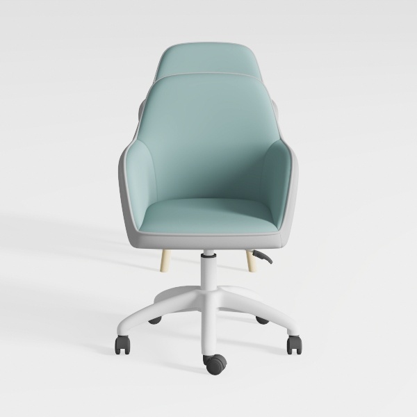 Premium Leather Swivel Chair with Extra Padding fo