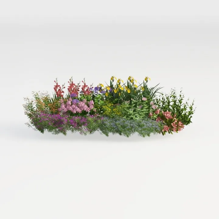 perennial border-Cozy Garden