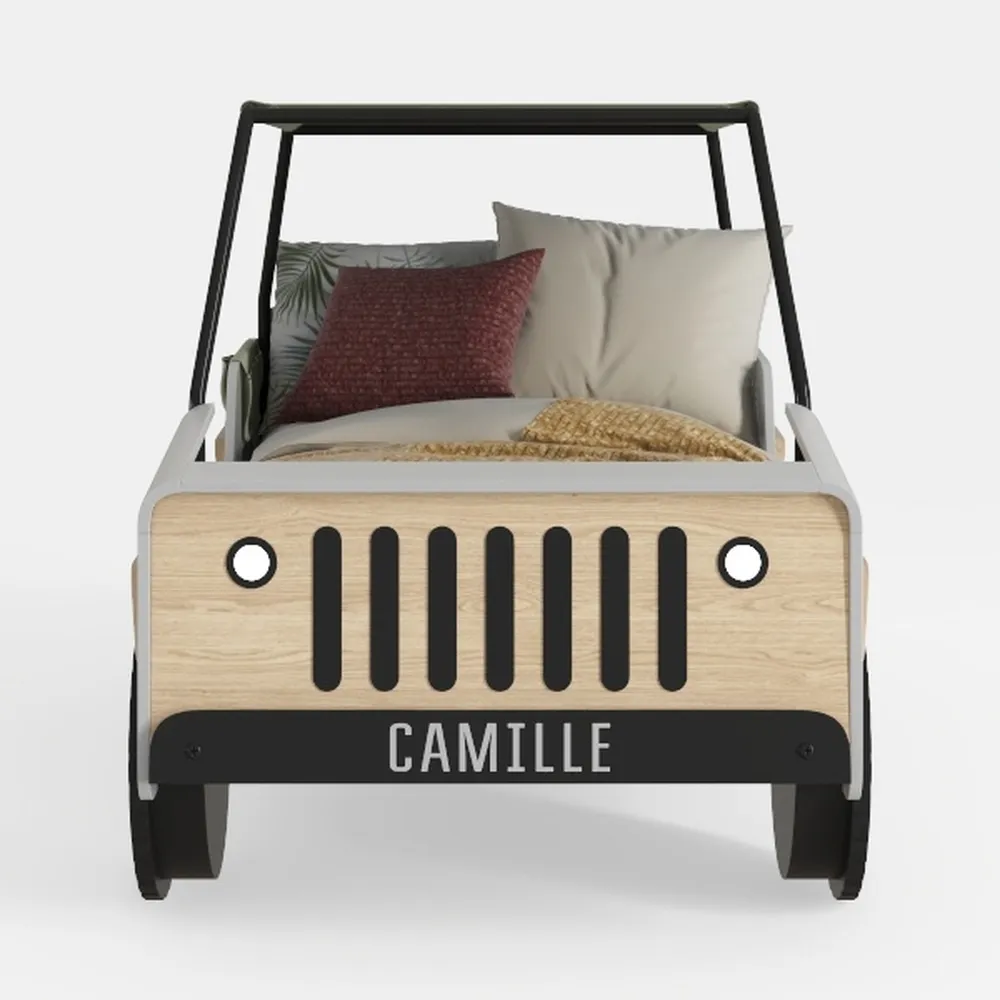 Roseberry Kids Modern Metal Novelty Twin Fire Truc