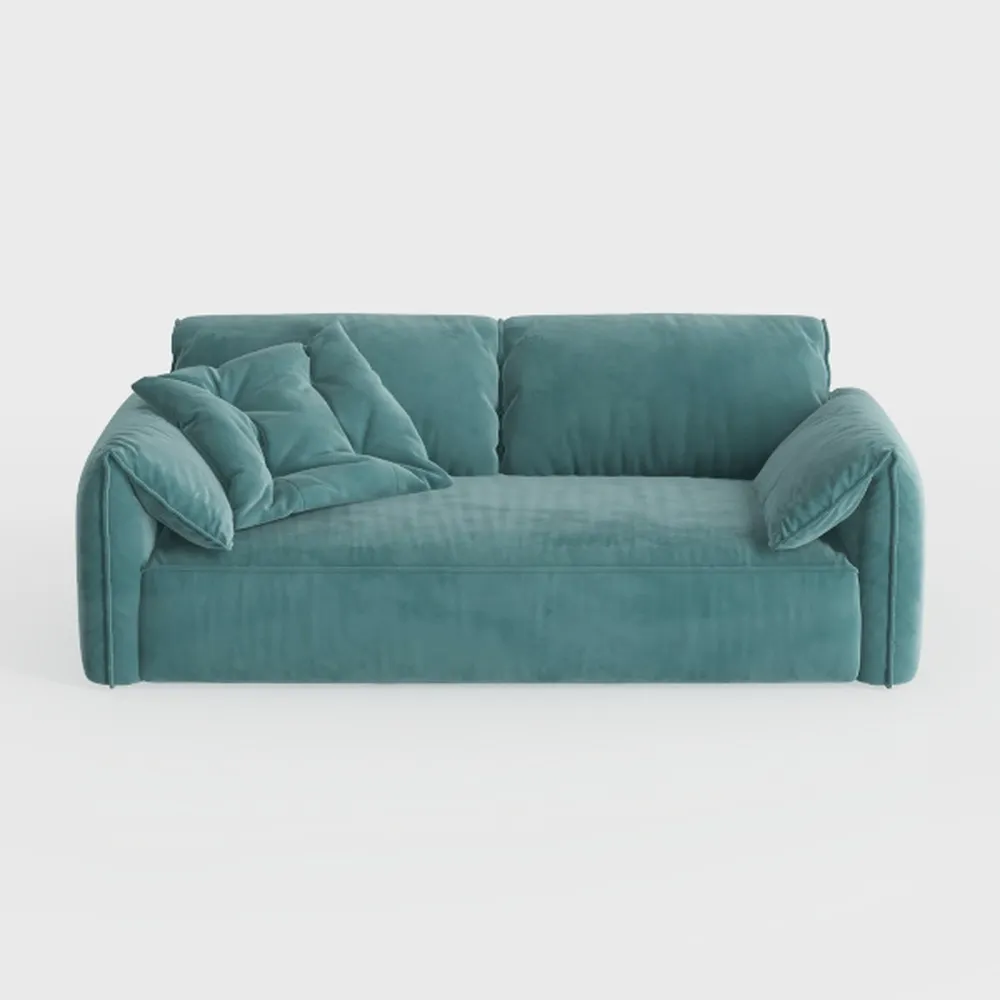 66" Queen Size Pull Out Couch Bed Convertible Slee