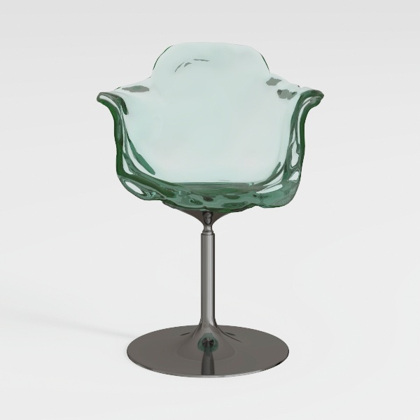 VINGLI Cloud Criss Cross Legged Chair,18&quot; High