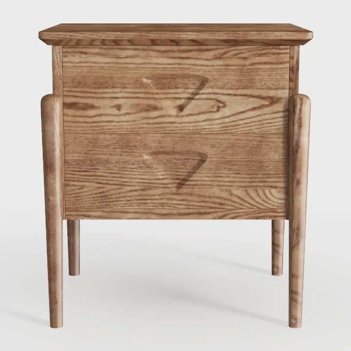 Maximize Space with Handmade Nightstand, Solid
