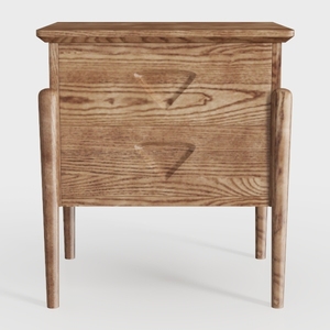 Maximize Space with Handmade Nightstand, Solid