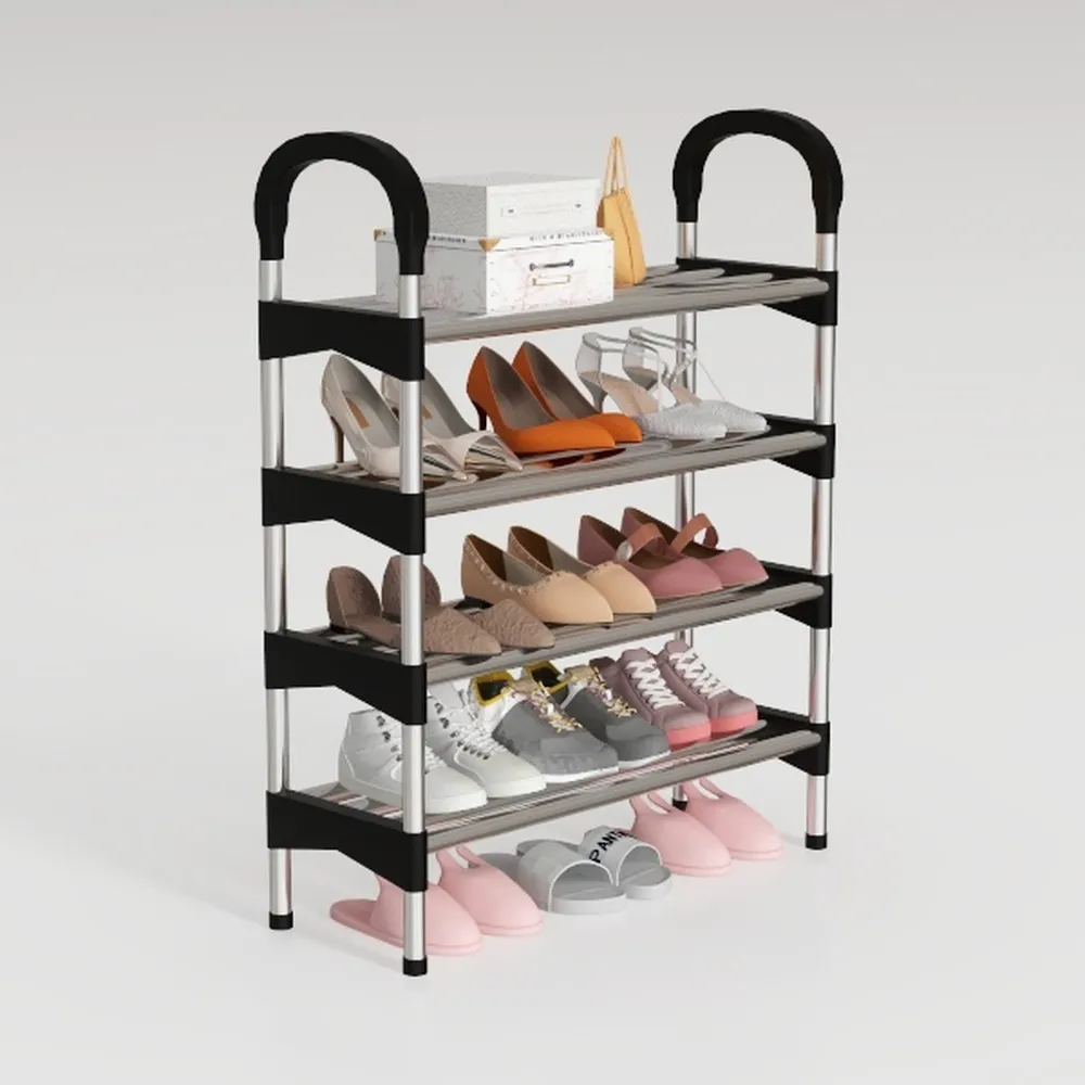 VTRIN 10-Tier Shoe Rack - Large Capacity 50 Pair
