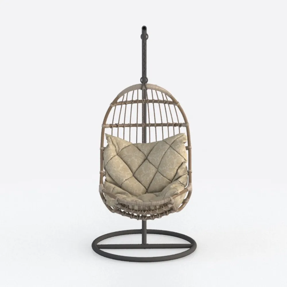 Black Egg Chair Outdoor,Outdoor Chair Comfy, Terra